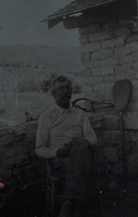Transparency of possible worker at Stewart Ranch, Las Vegas, circa 1882-1920s