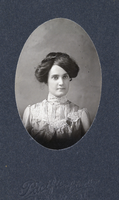 Photograph of Flora Elize Stewart, circa 1890s to early 1900s
