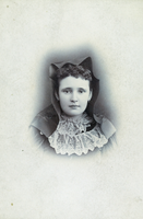 Photograph of Evaline La Vega Stewart, circa late 1880s