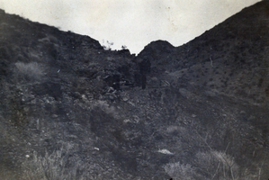 Photograph of unidentified mining location, circa early 1900s