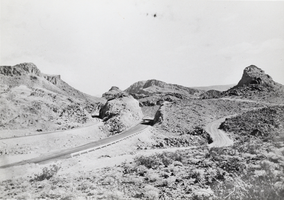 Photograph of a highway near Boulder City, Nevada, 1931