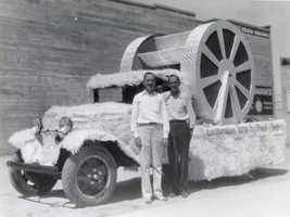 Photograph of parade in Las Vegas, 1930s