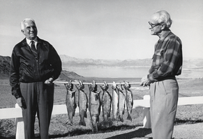 Photograph of Albert Fisher and Elton Garrett, Boulder City, Nevada, circa 1960s-1970s