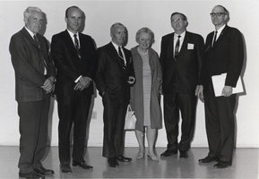 Film transparency of several distinguished Nevadans at the University of Nevada, Las Vegas commencement ceremony Saturday May 13, 1972