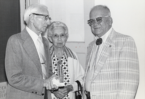 Film transparency of William and Edna French, circa 1980s