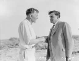 Film transparency of J. Fred Hesse and Fred Balzar, Las Vegas, 1929-1932
