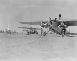 Film transparency of aircrafts, Las Vegas, 1929-1930
