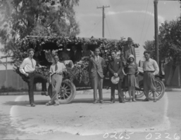 Film transparency of Labor Day Parade, Las Vegas, 1930