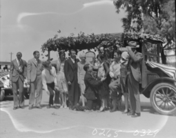 Film transparency of Labor Day Parade, Las Vegas, 1930