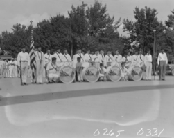 Film transparency of Labor Day Parade, Las Vegas, 1930