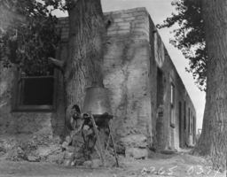 Film transparency of Las Vegas Fort, Las Vegas, Nevada, 1930