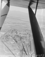 Film transperancy of an aerial view of Las Vegas, Nevada, circa 1929-1930