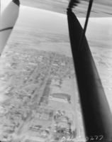 Film transparency of an aerial view of Las Vegas, Nevada, circa 1929-1930