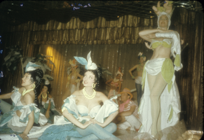 Slide of dancers in a Donn Arden show, circa 1950s-1960s