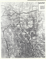 Photograph of a portion of a map of the state of Nevada, 1906