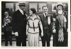 Photograph of the Las Vegas Rotary Club, including Cyril S. Wengert, circa 1940s