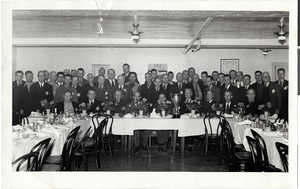Photograph of the Rotary International meeting, including Cyril Wengert, Las Vegas, Nevada, circa 1940