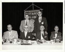 Photograph of Rotary Club members, circa 1950s