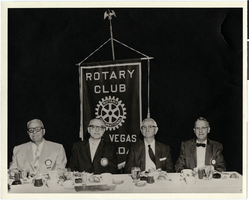 Photograph of Rotary Club members, circa 1950s