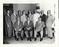 Photograph of Rotary Club members, circa 1950s