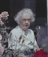 Photograph of Mayme Stocker, location unknown, circa 1960's-1972
