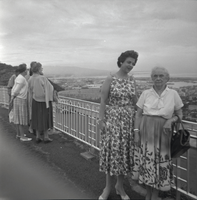 Photograph of Pearl Grizuil with Mayme Stocker, Las Vegas, Nevada, circa 1945-1960
