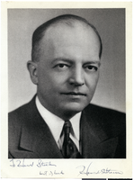Photograph of Harold E. Stassen, location unknown, circa 1939-1943