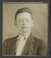 Black-and-white photograph of Clarence Stocker, circa 1910-1915
