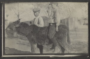 Photograph of Harold Stocker and Verne Higbee, Las Vegas, circa 1910