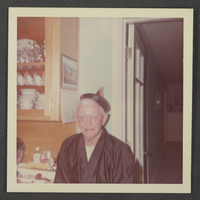 Photograph of Harold Stocker at a costume party, Las Vegas, 1966
