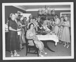 Photograph of a Republican reception at the Stocker Home, Las Vegas, circa 1945-1960s