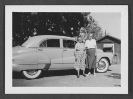 Photograph of Helen Britian and an unidentified woman, Las Vegas, circa 1945-1960s