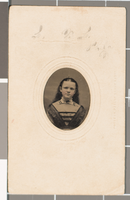Photograph of an unidentified girl, circa 1860s-1870s