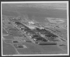 Aerial photograph of plants and foundries in Henderson, Nevada, circa 1963