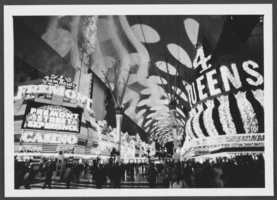 Photograph of the Fremont Street Experience, Las Vegas, Nevada, circa December 14, 1995-1999