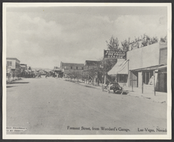 Photograph of Fremont Street, Las Vegas, Nevada, circa 1912-1919