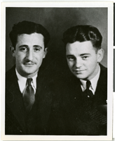 Black-and-white photograph of Bobby Gordon and Wilbur Clark, circa 1930s