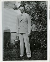 Black-and-white photograph of Wilbur Clark, circa late 1920s-early 1930s