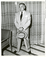 Black-and-white photograph of Wilbur Clark, Las Vegas, Nevada, circa 1950s