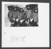 Photograph of Thunderbird pilots at the 2,297th air show, Nellis Air Force Base, Nevada, October 14, 1979