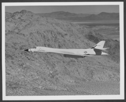 Photograph of a United States Air Force aircraft in flight, circa 1970s to 1980s