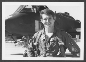 Photograph of Air Force Captain Harry Walker, Nellis Air Force Base, Nevada, September 29, 1980