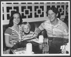 Photograph of Nellis Air Force Base Airman of the Month, Paul Hoover, and his family, Las Vegas, Nevada, February 27, 1979
