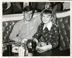 Photograph of Nellis Air Force Base non-commissioned officer of the month, Sergeant Dennis Chambers, and his wife Verna, Las Vegas, Nevada, February 25, 1975