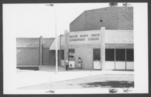 Photograph of Helen Marie Smith Elementary School, Las Vegas, October 1, 1980