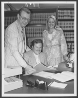 Photograph of Al Gunderson and others, Clark County, Nevada, July 29, 1976