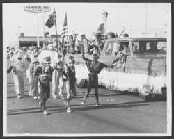 Photograph of a North Las Vegas Chamber of Commerce Christmas parade, North Las Vegas, Nevada, November 25, 1976