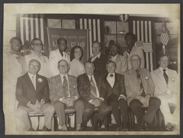 Photograph of new officers of the North Las Vegas Lions Club, North Las Vegas, Nevada, June 28, 1976