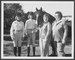 Photograph of 4-H club members and a horse, North Las Vegas, Nevada, May 14, 1978
