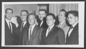 Photograph of new officers of the North Las Vegas Jaycees, Las Vegas, April 23, 1964